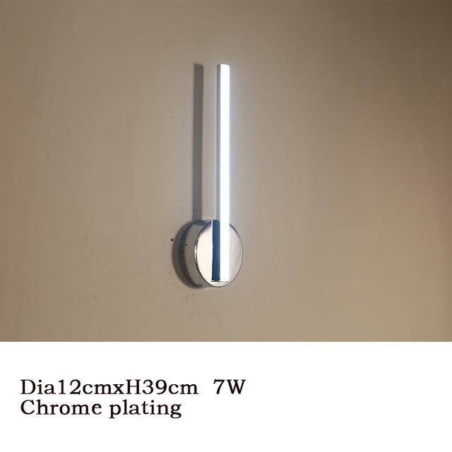 Plafonnier LED moderne barres chromées Flush