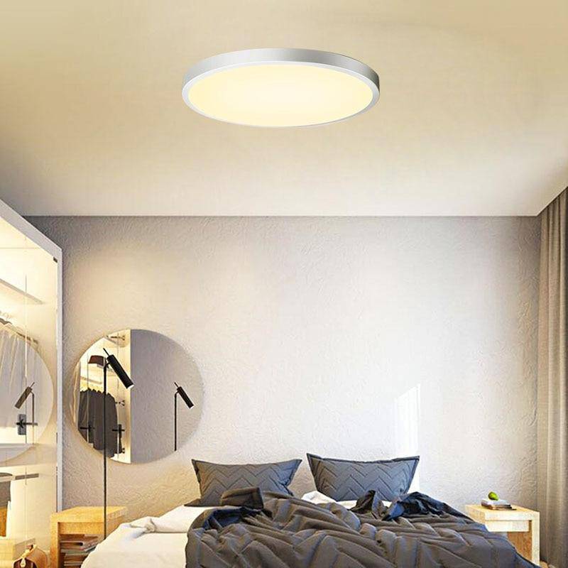Plafonnier LED chromée waterproof