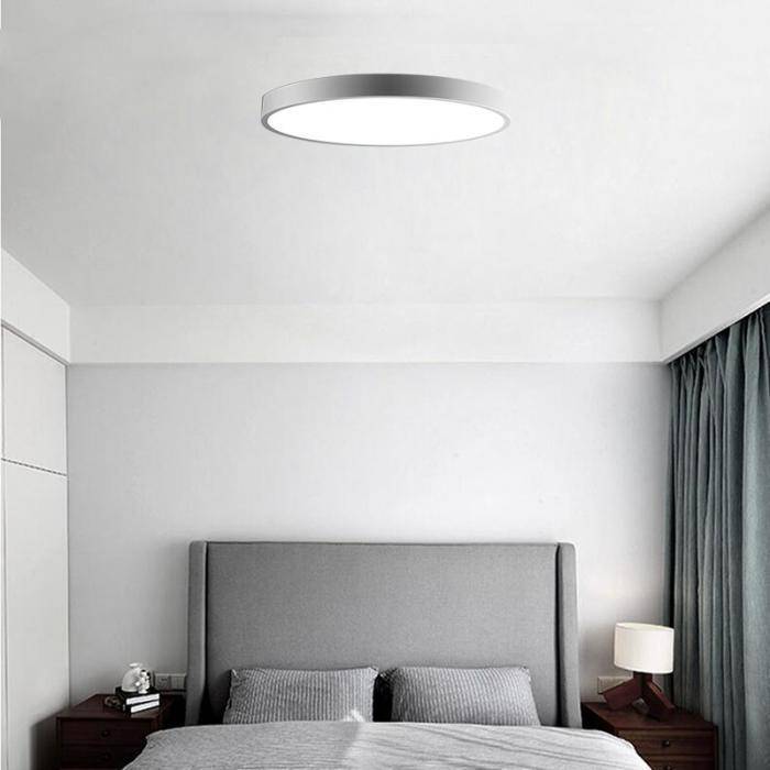 Plafonnier LED chromée waterproof