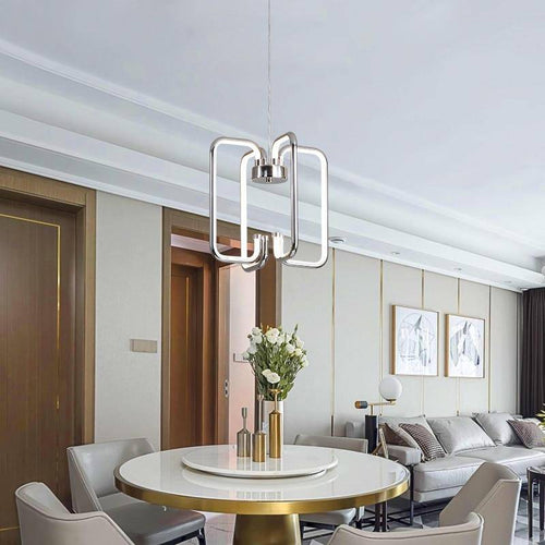 Modern rectangular LED ceiling light