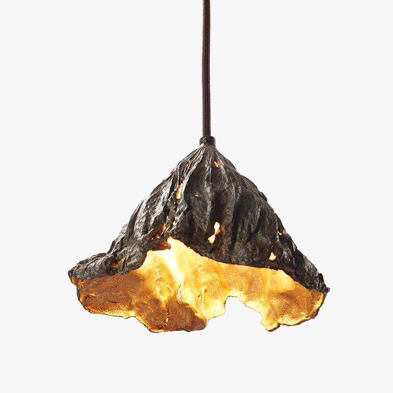 Suspension design écorce de feuille Tea