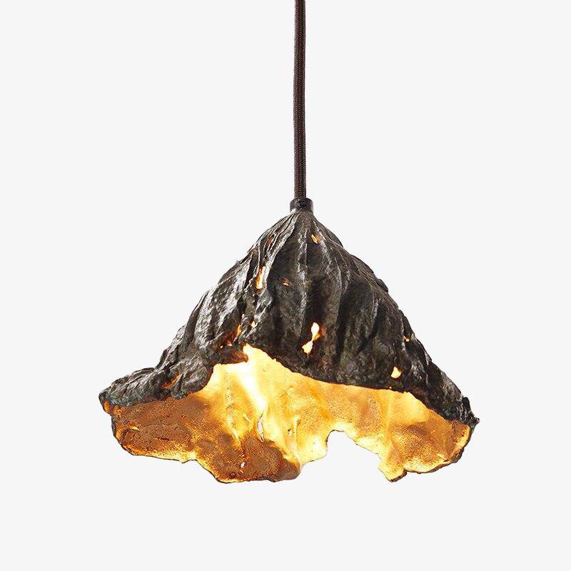 pendant light Tea leaf bark design