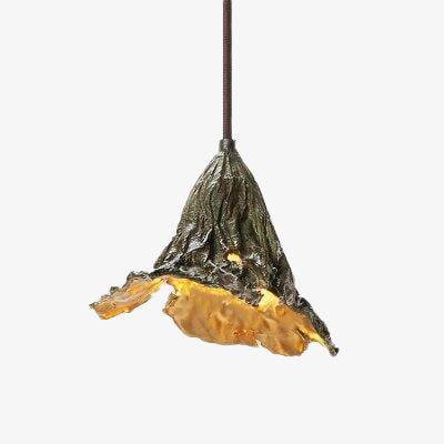 pendant light Tea leaf bark design