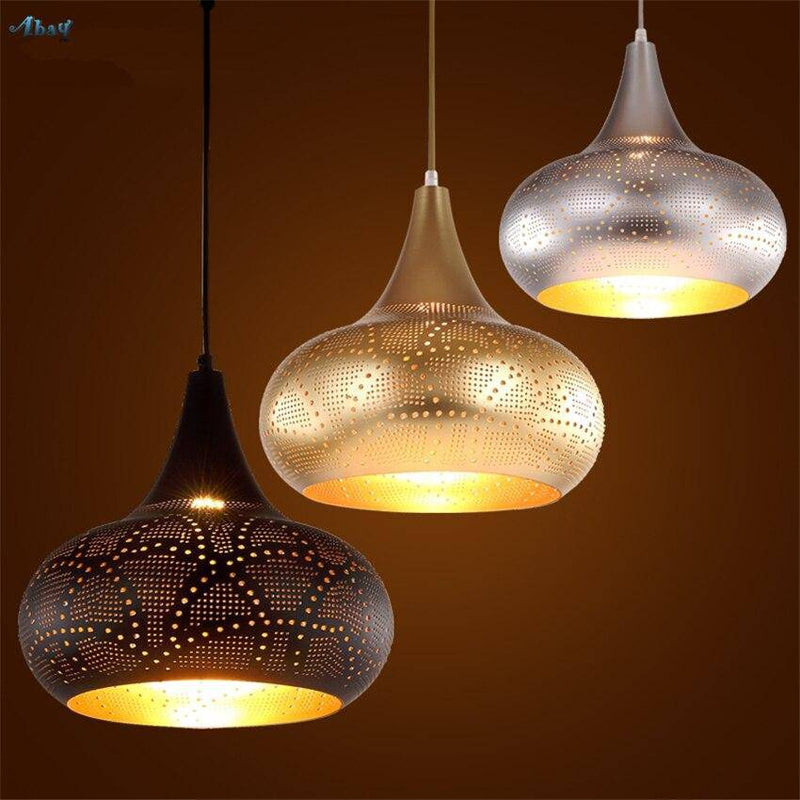 pendant light industrial LED oval ball