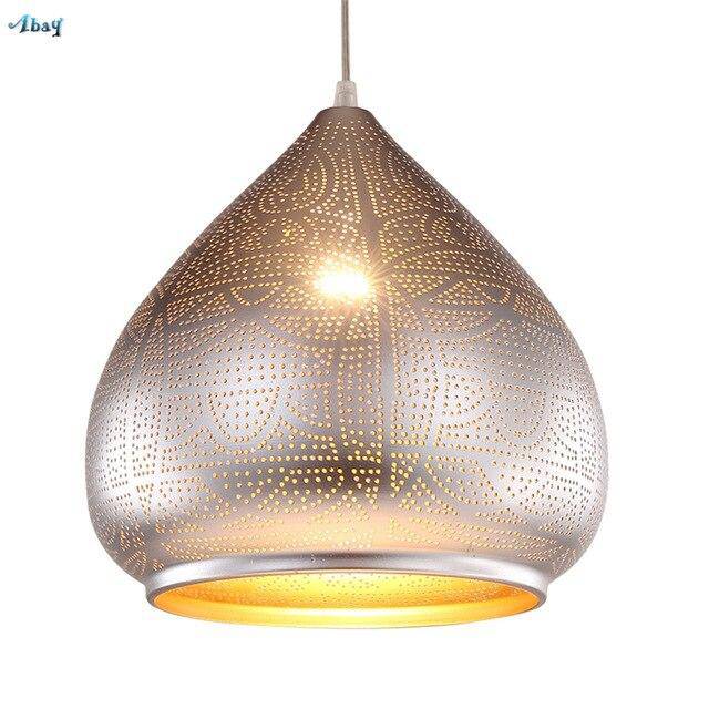 pendant light industrial LED oval ball