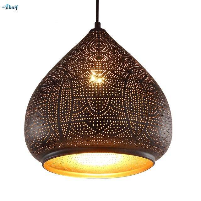 pendant light industrial LED oval ball