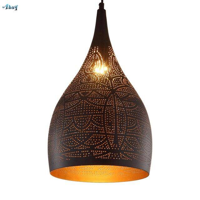 pendant light industrial LED oval ball