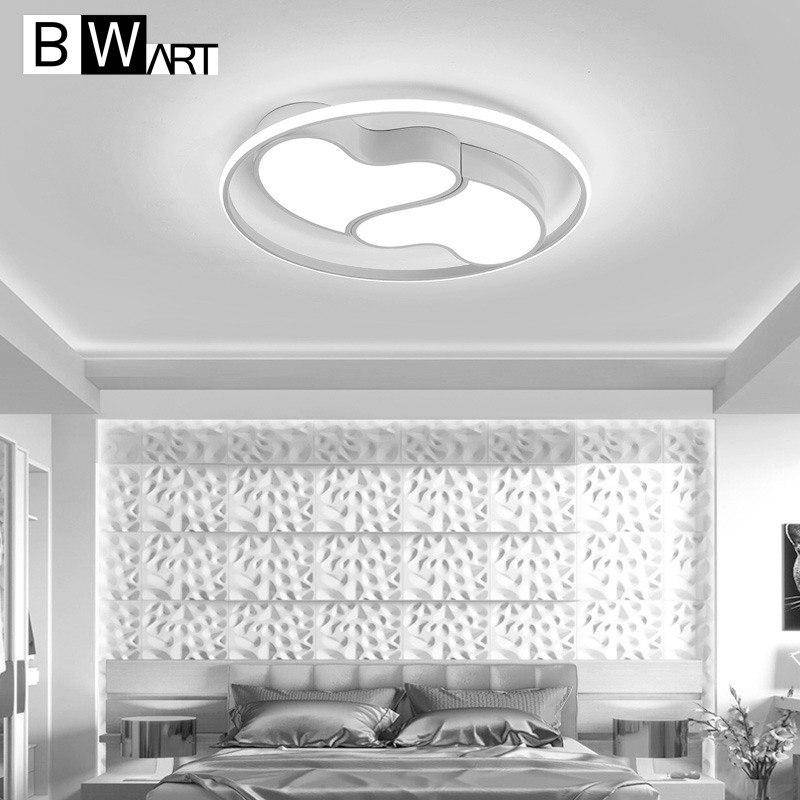 LED ceiling lamp with black and white circled hearts Bwart