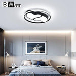 Plafonnier design LED coeurs encerclés noir et blanc Bwart