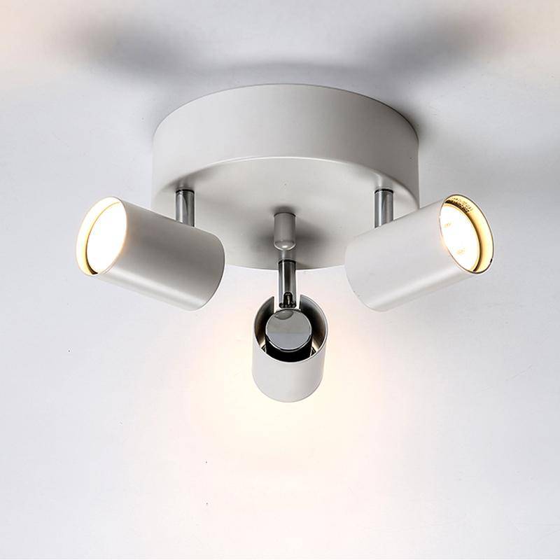 Round ceiling light with Spotlights LED adjustable