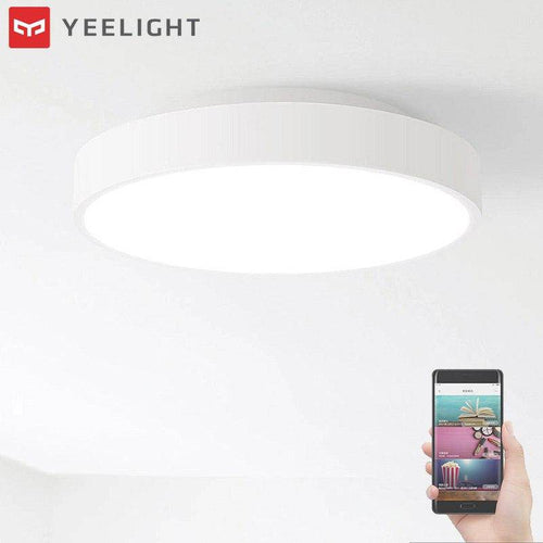 Round LED ceiling light with bluetooth remote control