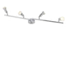 Plafonnier chromé barre à spots LED Indoor