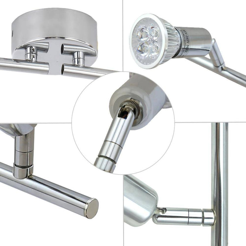 Chromium-plated ceiling light bar Spotlights Indoor