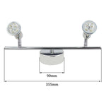 Plafonnier chromé barre à spots LED Indoor