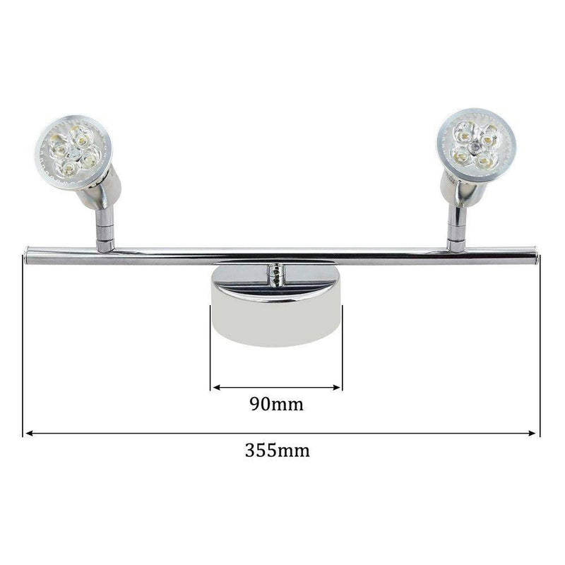 Chromium-plated ceiling light bar Spotlights Indoor