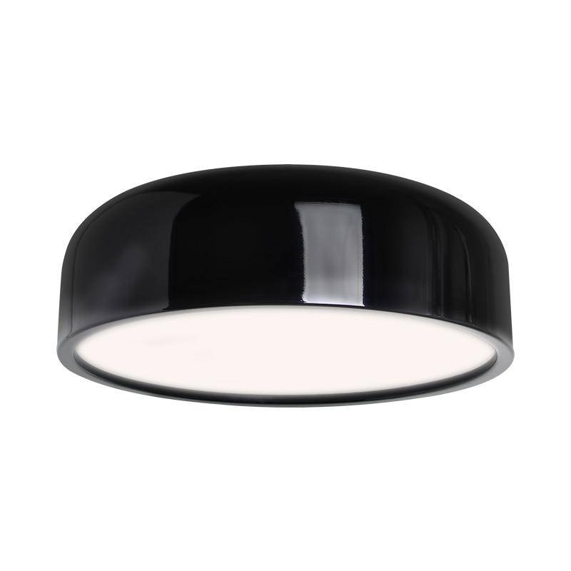 Plafonnier design en aluminium à LED arrondi Smithfield - vue 4 sur 7