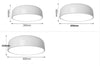 Plafonnier design en aluminium à LED arrondi Smithfield