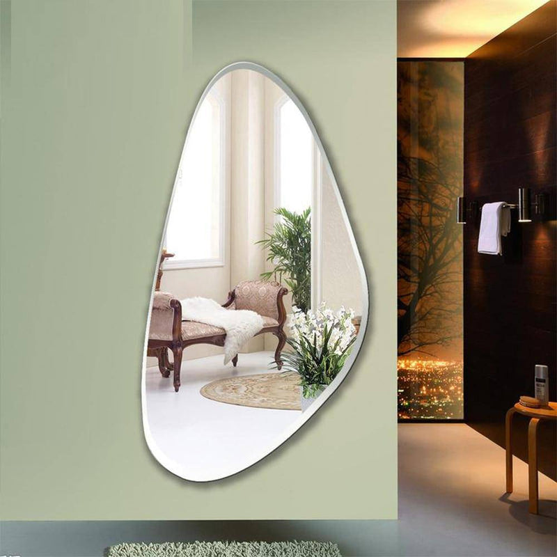 Rounded wall mirror Fitting