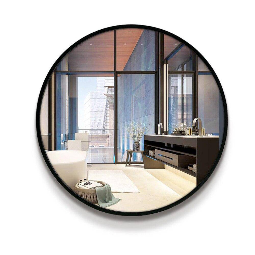 Miroir mural rond noir Chinese - vue 6 sur 7