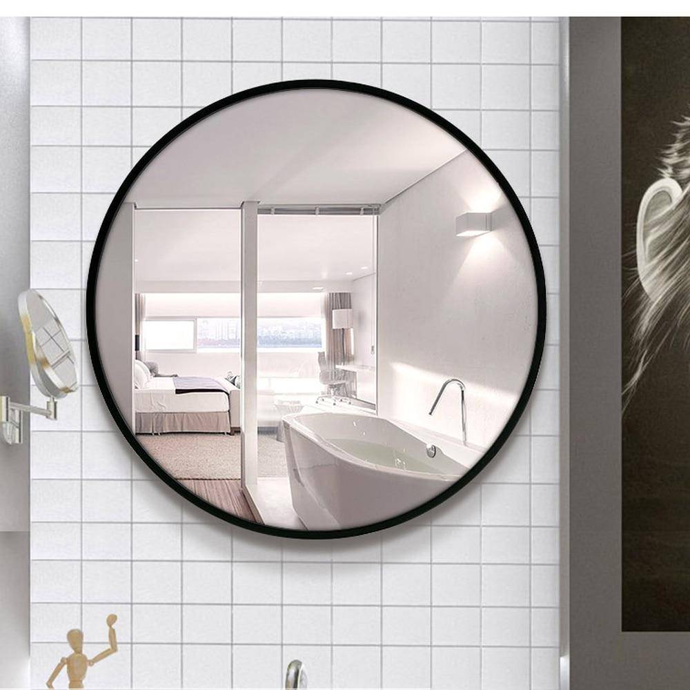Miroir mural rond noir Chinese - vue 5 sur 7