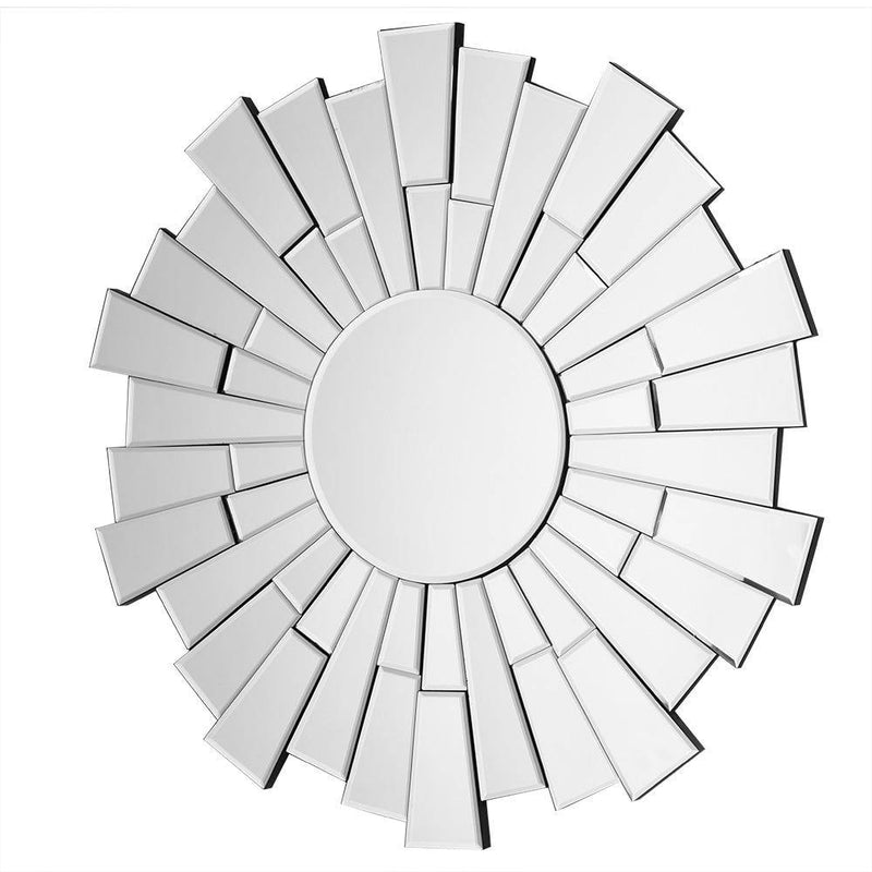 Stylish round wall mirror