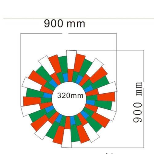 Miroir mural rond design Stylish - vue 4 sur 7