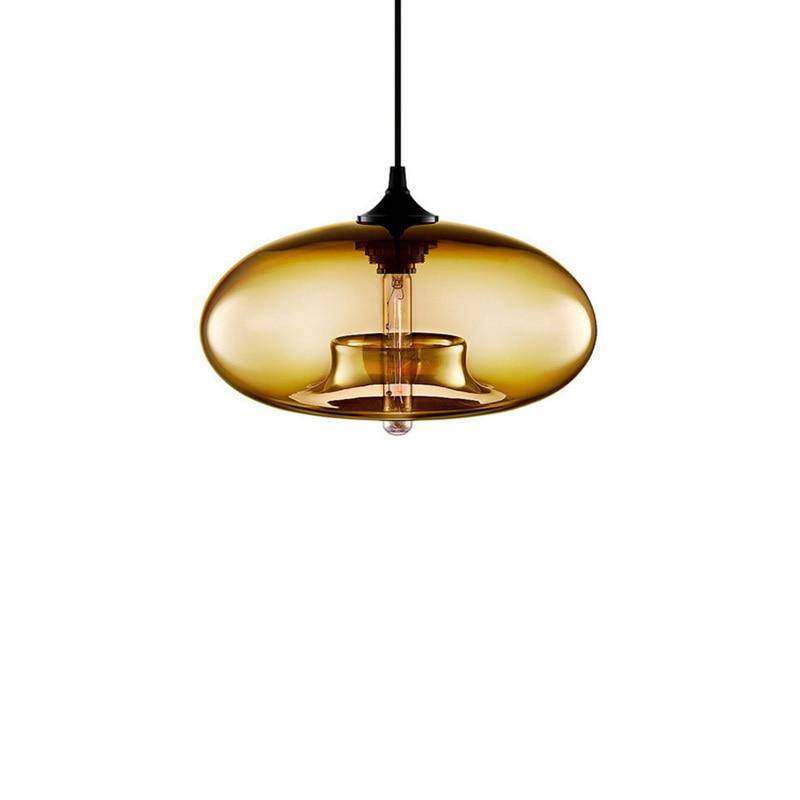 pendant light Ball glass oval design