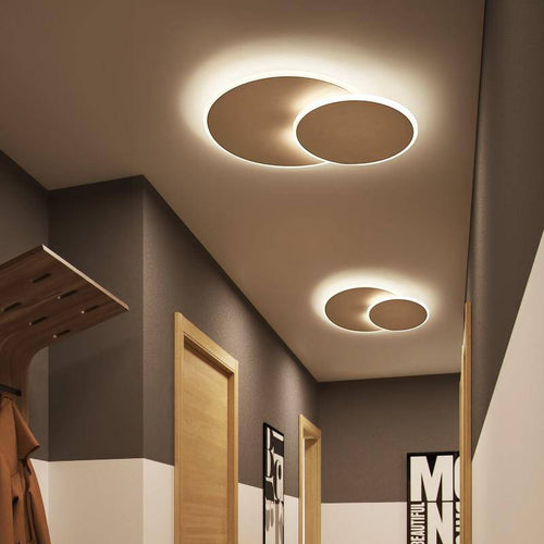 EIDISUNY Plafonnier LED Carré Moderne Élégant Concis Argent Éclairage de  Plafond pour Couloir Entrée Cuisine Salle à Manger Lampe Lumière Blanche  Froide 22W : : Luminaires et Éclairage