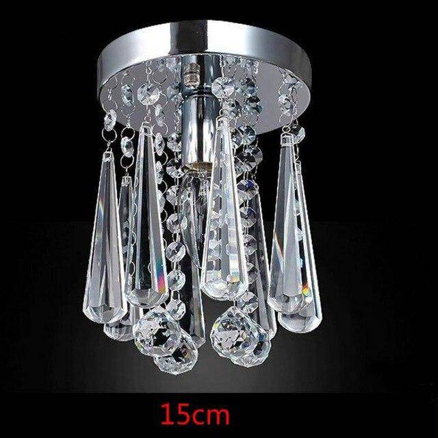 Chrome plated LED ceiling light