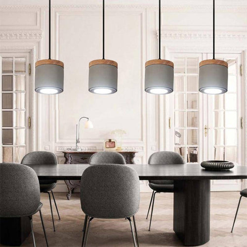 Suspension design LED rétro grise Settember - vue 3 sur 7
