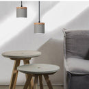 Suspension design LED rétro grise Settember