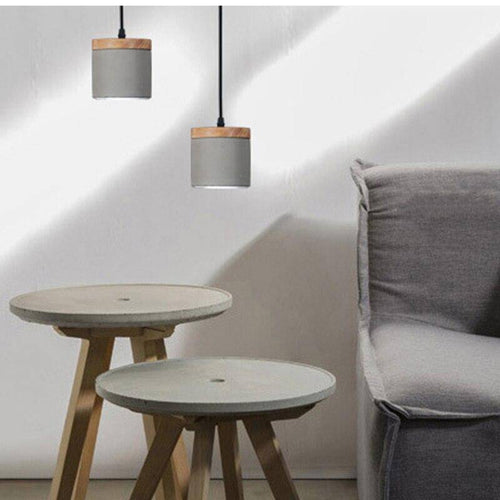 Suspension design LED rétro grise Settember - vue 5 sur 7
