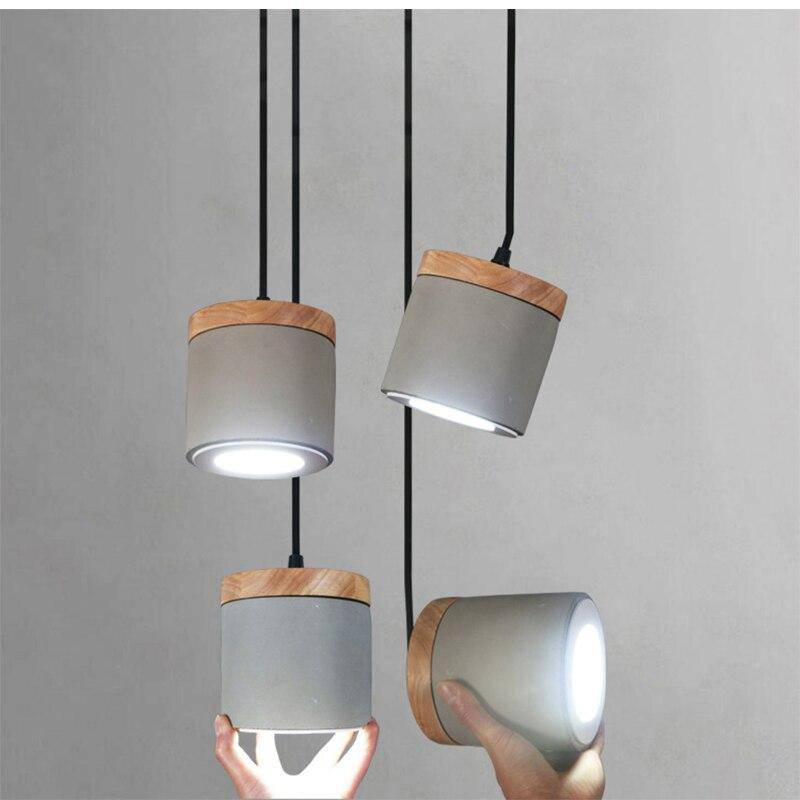 Suspension design LED rétro grise Settember - vue 7 sur 7