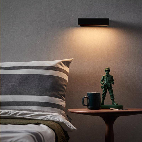 Lámpara de pared design moderna LED regulable en madera