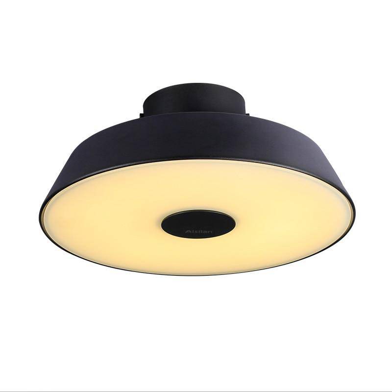 Circle round aluminium LED ceiling light