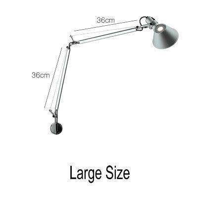 Applique murale bras articulé avec lampe American
