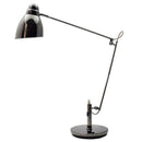 Lampe de bureau LED moderne en métal avec abat-jour arrrondi