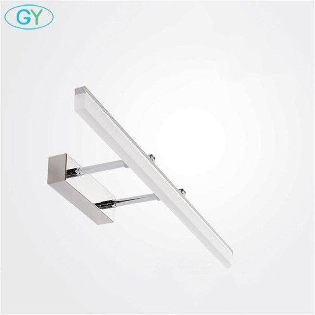 Moderno aplique LED rectangular para pared y espejo