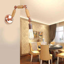 Applique murale design bras articulé rose gold Aisle