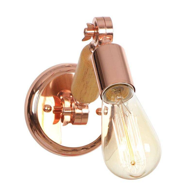 wall lamp wall-mounted design articulated arm pink gold Aisle