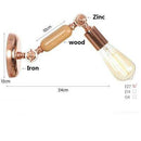 Applique murale design bras articulé rose gold Aisle