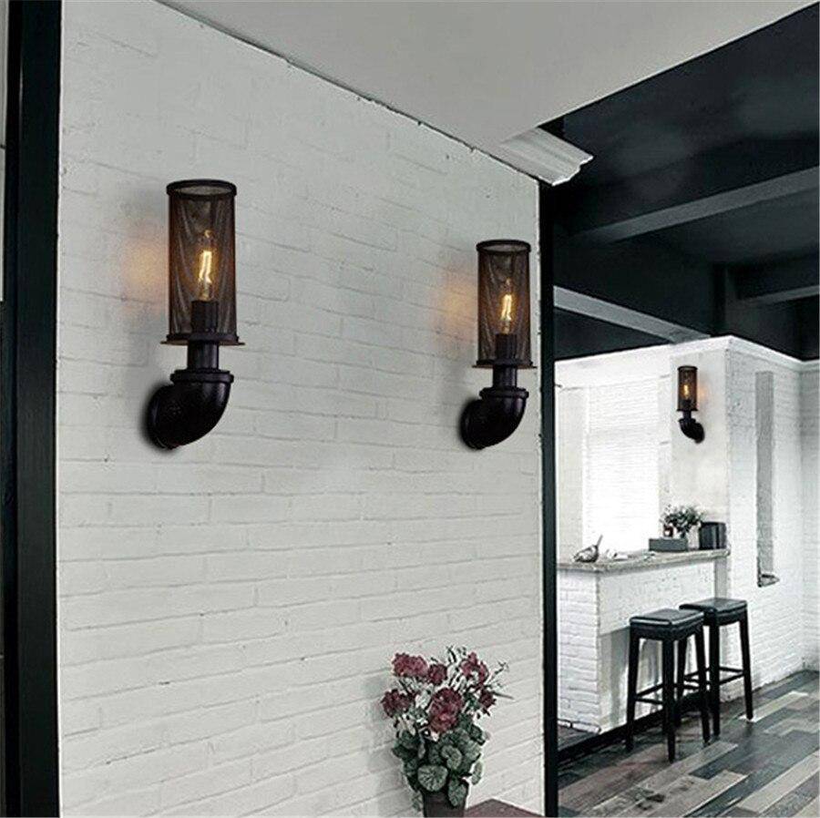 Applique murale LED en métal rétro industriel Beiaidi - vue 6 sur 7
