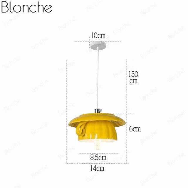 Suspension LED moderne en forme de tasse à caf renservée