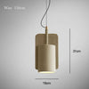Suspension ciment formes design à LED