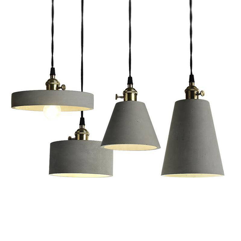 pendant light Postmode retro design cement