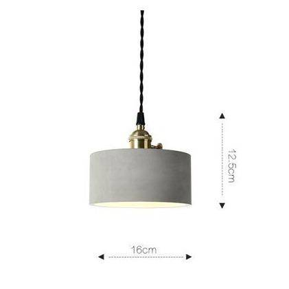 pendant light Postmode retro design cement