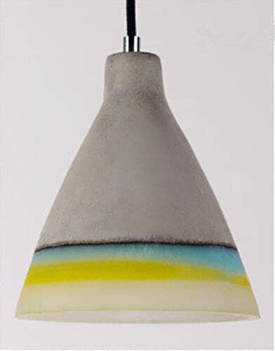 Lámpara de suspensión cemento design
