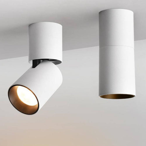 Cylinder of Spotlights with adjustable LEDs