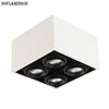 Plafonnier cubique à spots LED orientables
