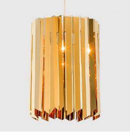 Suspension design en miroir chromé Surface - vue 5 sur 8